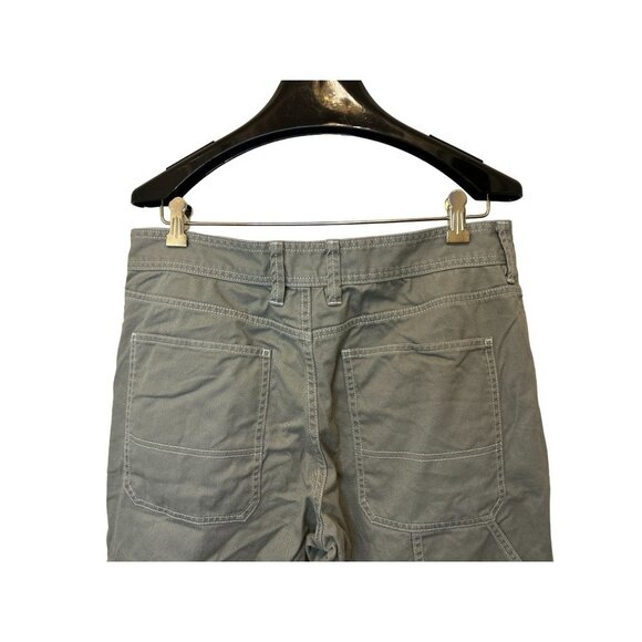 EVERLANE CARGO Pants Cotton Chino Khaki Gray Size 33/32 - Picture 7 of 8